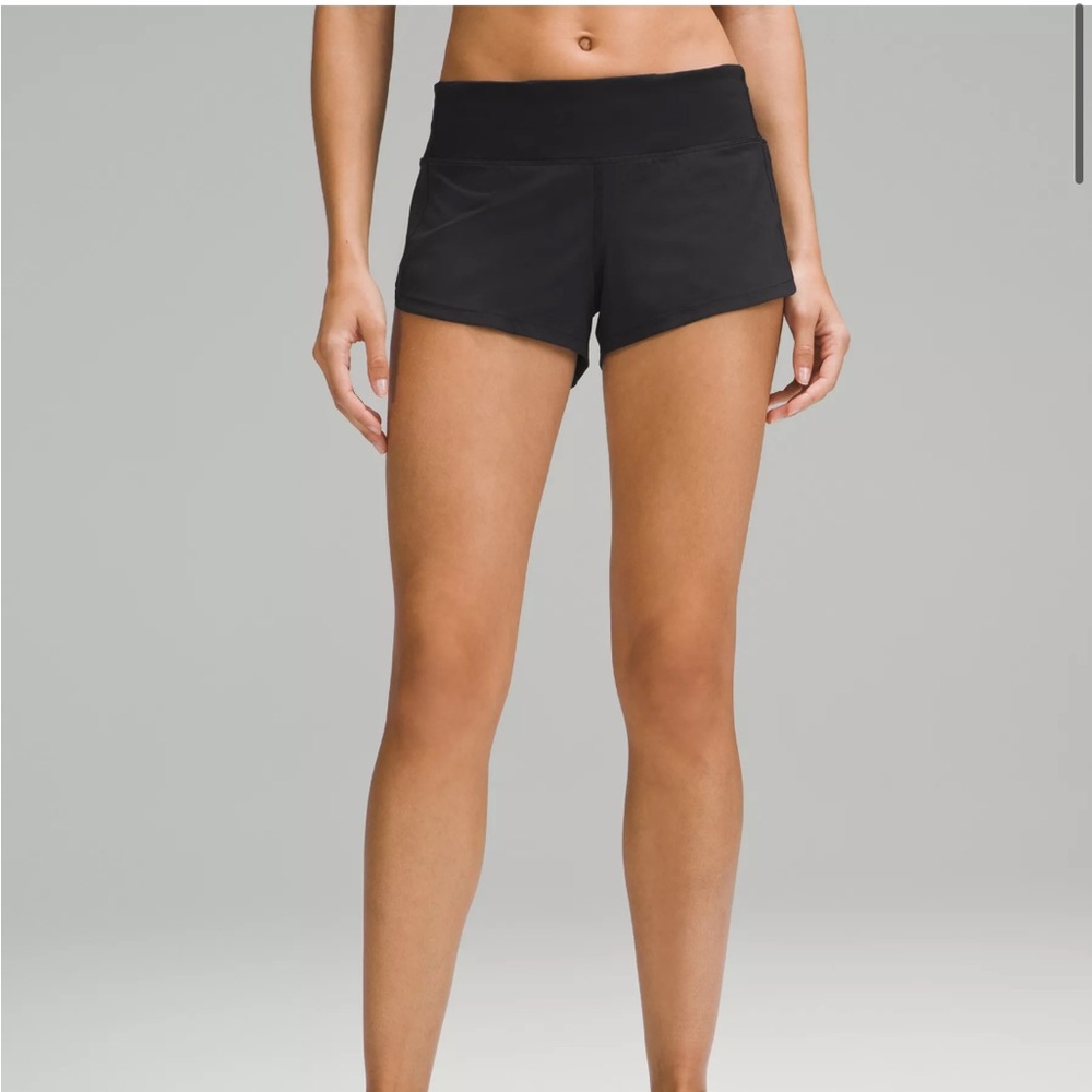 lululemon athletica Black Athletic Shorts